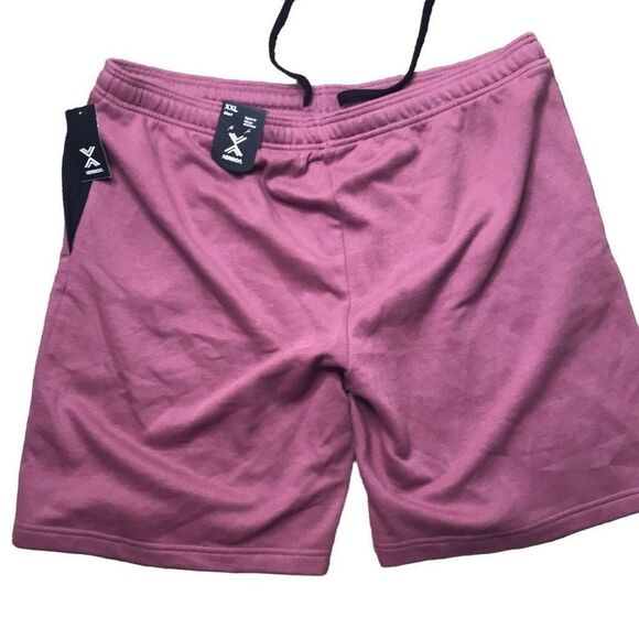 Xersion Women’s Pink Crushed Berry Quick Dri Drawcord Elastic Waist Shorts XXL - Picture 2 of 6